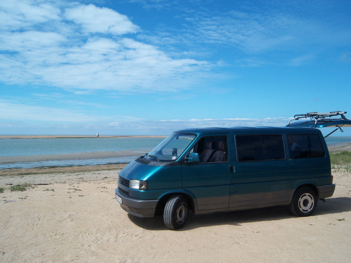 VW T4 Multivan am Atlantikstrand 2