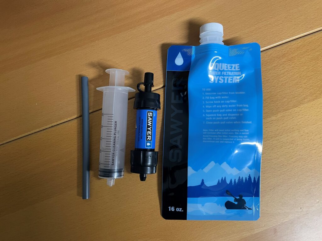 Sawyer Mini Wasserfilter Set Outdoor