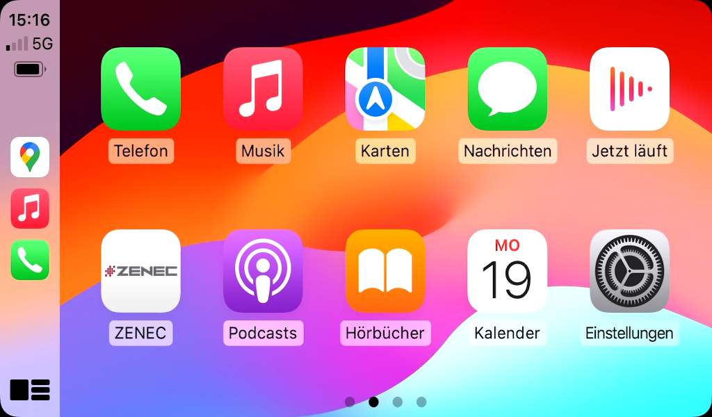 Apple Car-Play wireless bei ZENEC Z-N976 Z-E3776 Z-N975