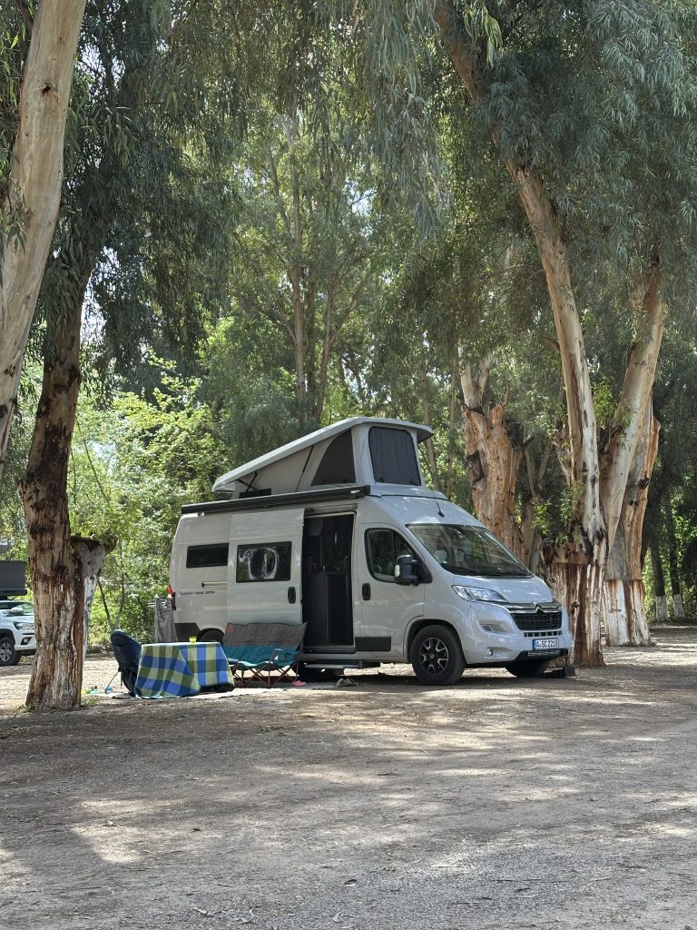 Camping Diamant Fes idylle pur Pössl Camper Marokko
