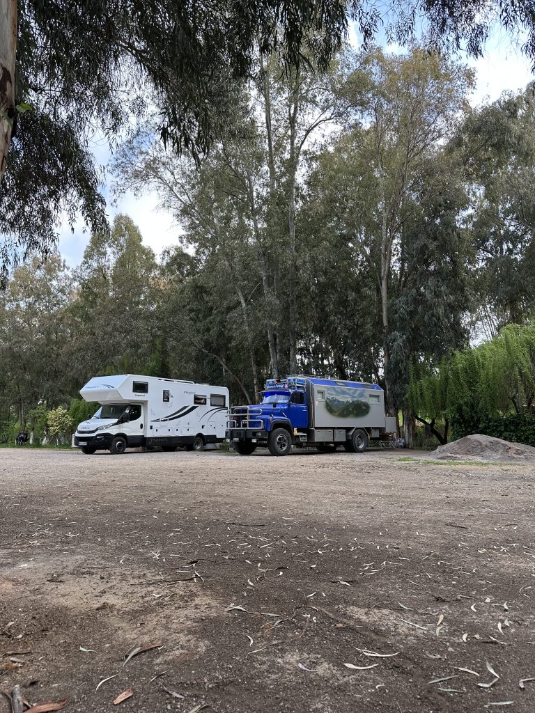 Expeditionsmobil Marokko Camping Diamant Fes