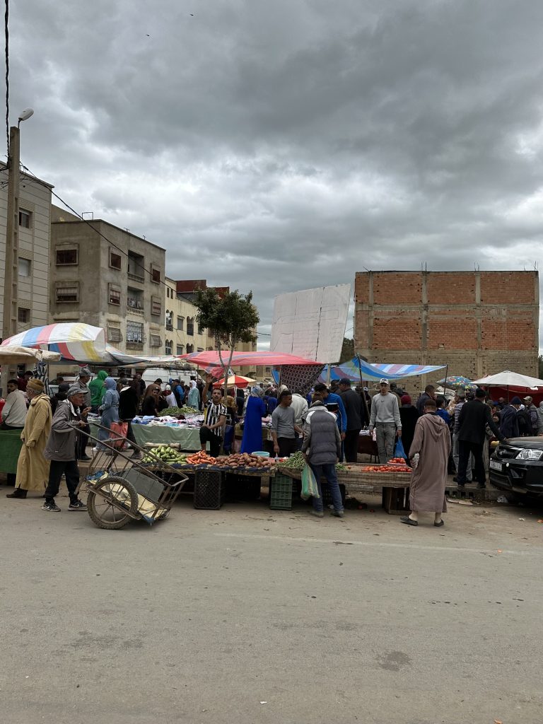 Marktstand Marokkos Norden