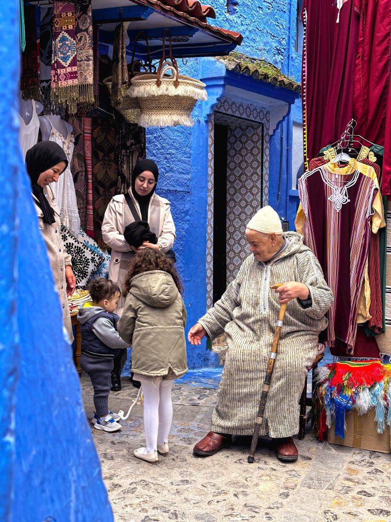 Menschen Marokko Chefchaouen