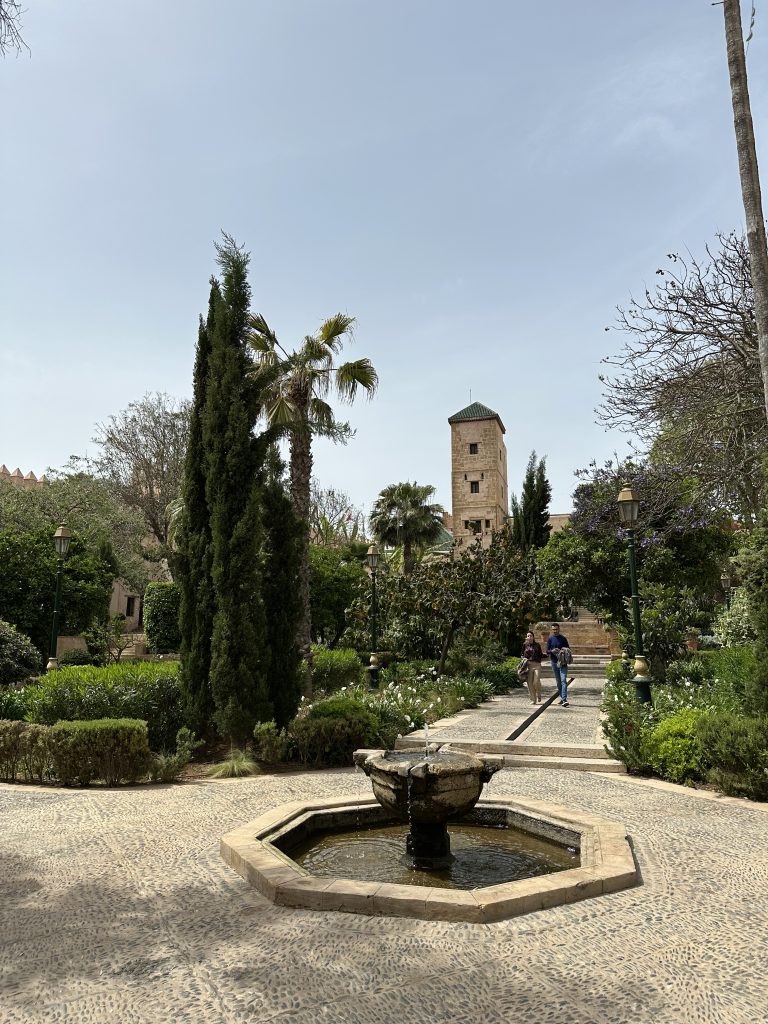 Andalusischer Garten - Alte Stadtmauern - Kasbah de Oudayes Rabat