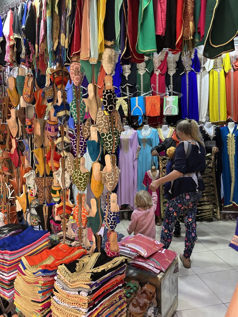 Textilgeschäft Medina Marrakesch