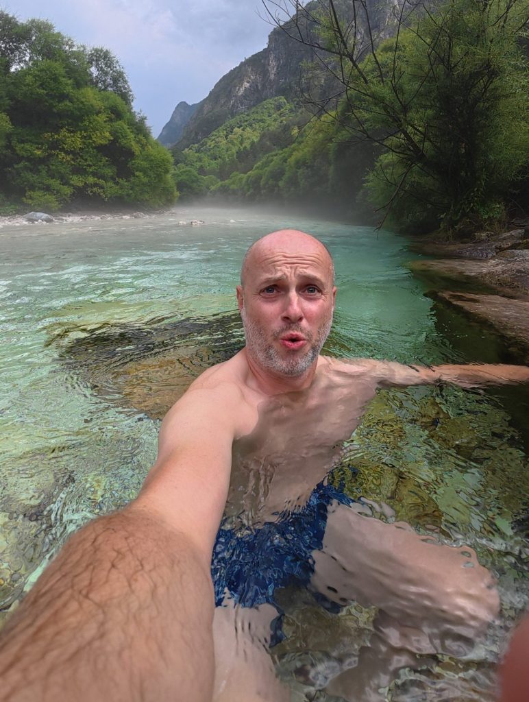 Baden Im Schmelzwasser des Raccolana