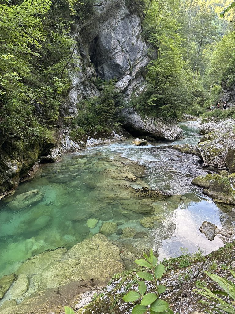 Smaragdgrüner Fluss - Vintgar Klamm