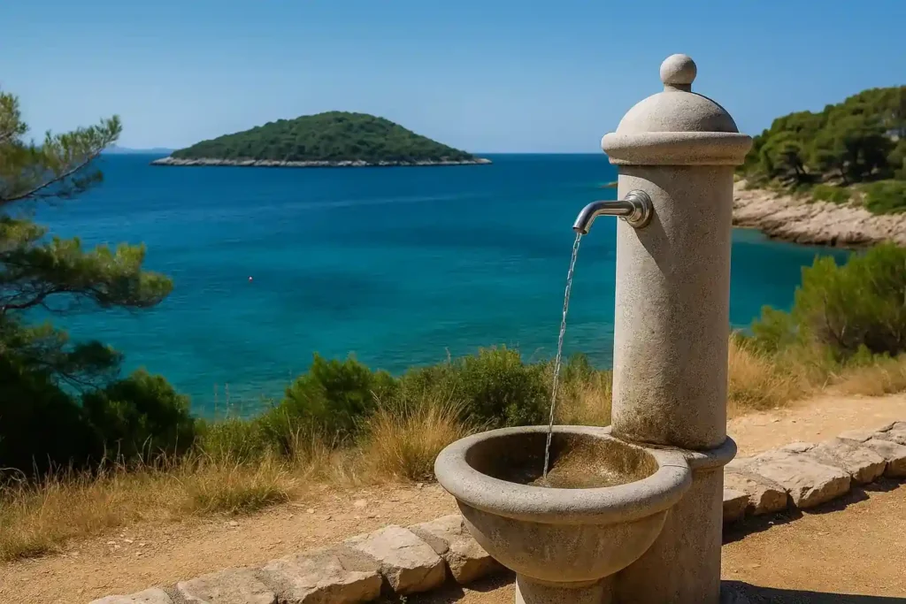 wasserspender in kroatien finden
