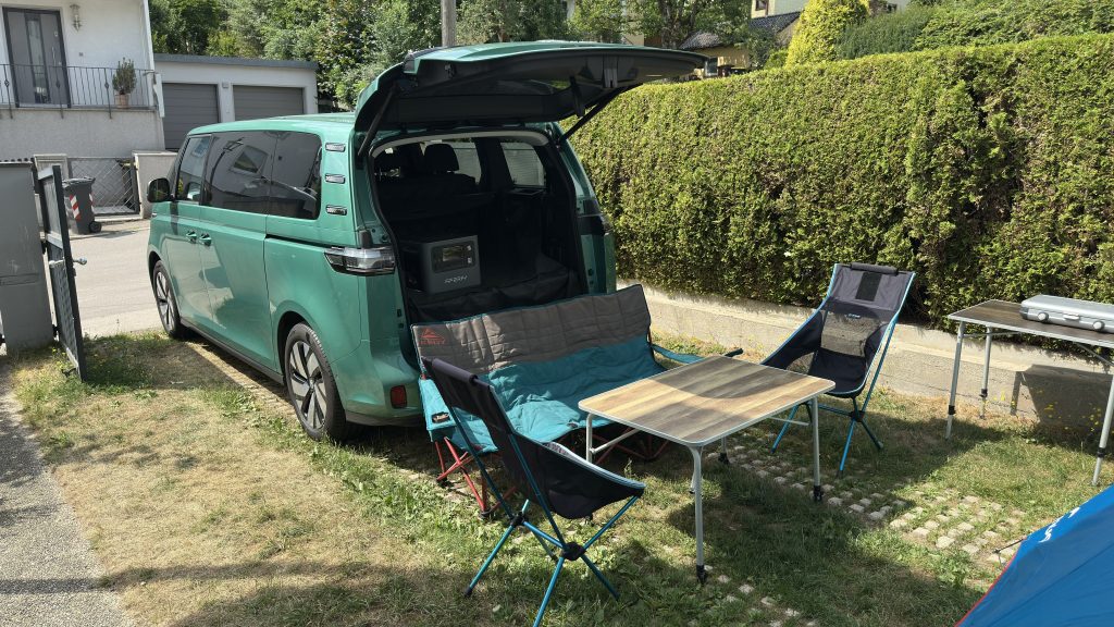 Camping mit ID-Buzz