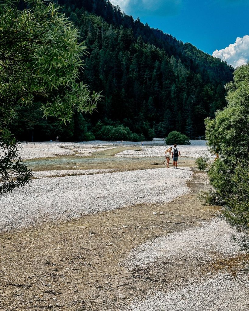 Flusslauf Kranjska Gora