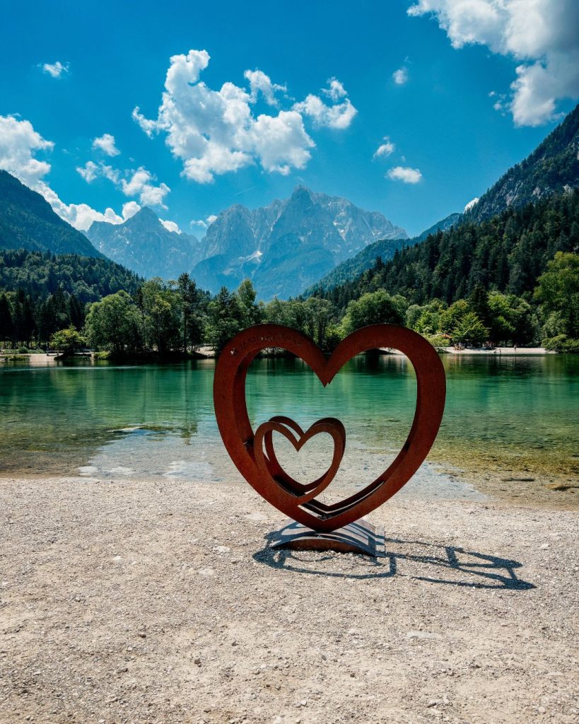 Herz am Jasna See - Kranjska Gora