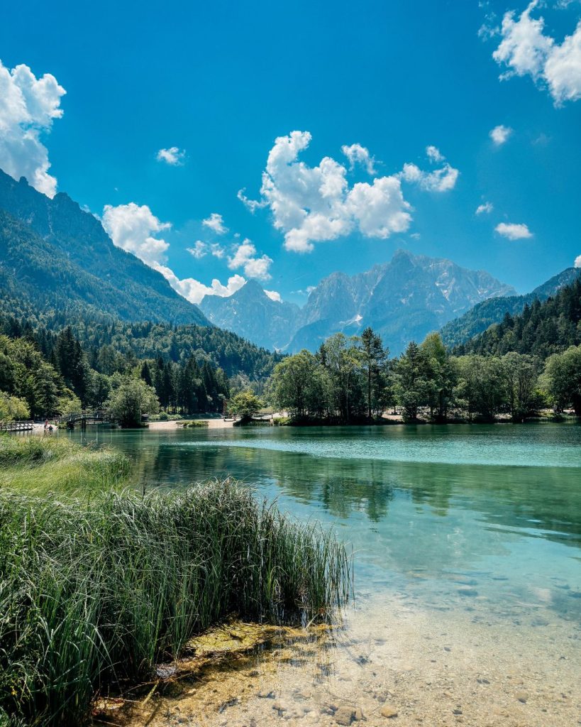 Panorama Jasna See Julische Alpen