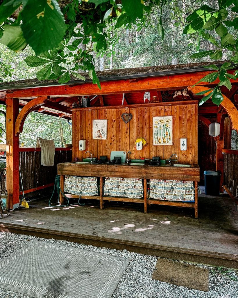 Waschplatz Eco Camp Natura Kranjska Gora