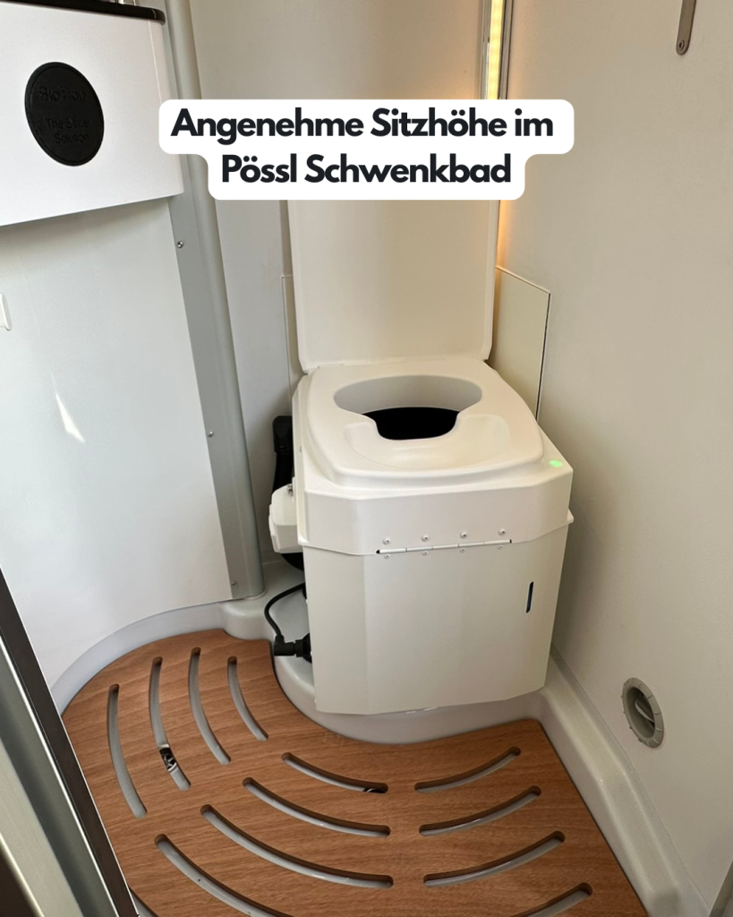 BioTioo Trockentrenntoilette Schwenkbad