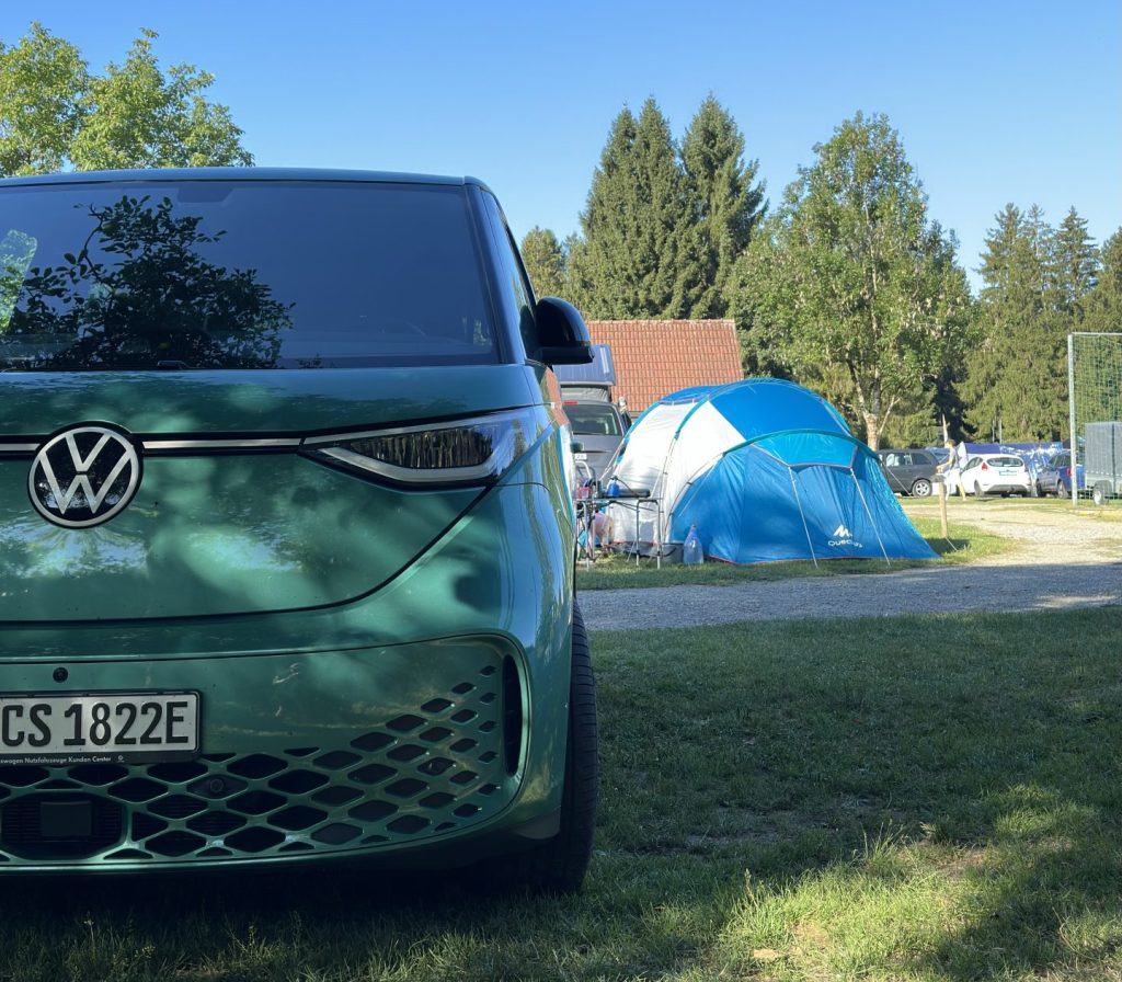 Camping mit ID Buzz