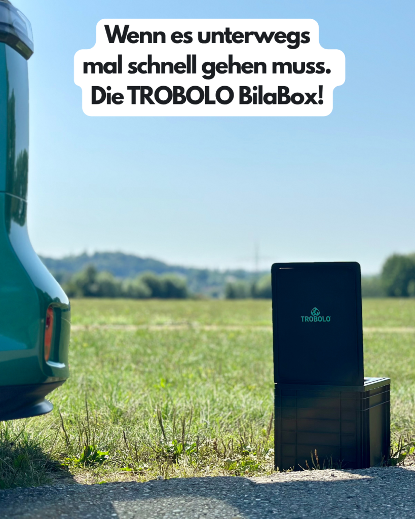 Trobolo BilaBox Trockentrenntoilette unterwegs