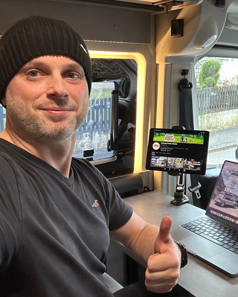Arbeiten im Camper
